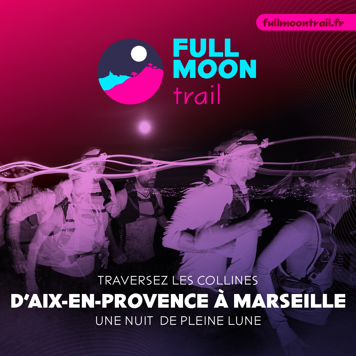 FULL MOON Trail d'Aix à Marseille KIPRUN Calendar